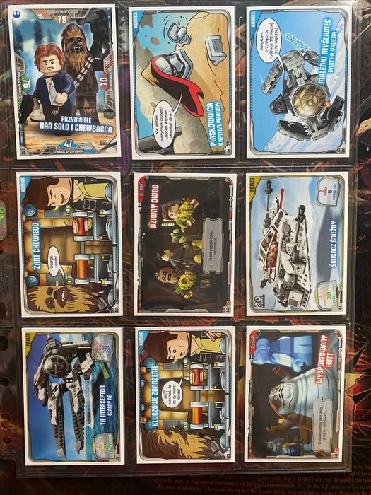 18 Kart Lego Star Wars TCC - SW. 1