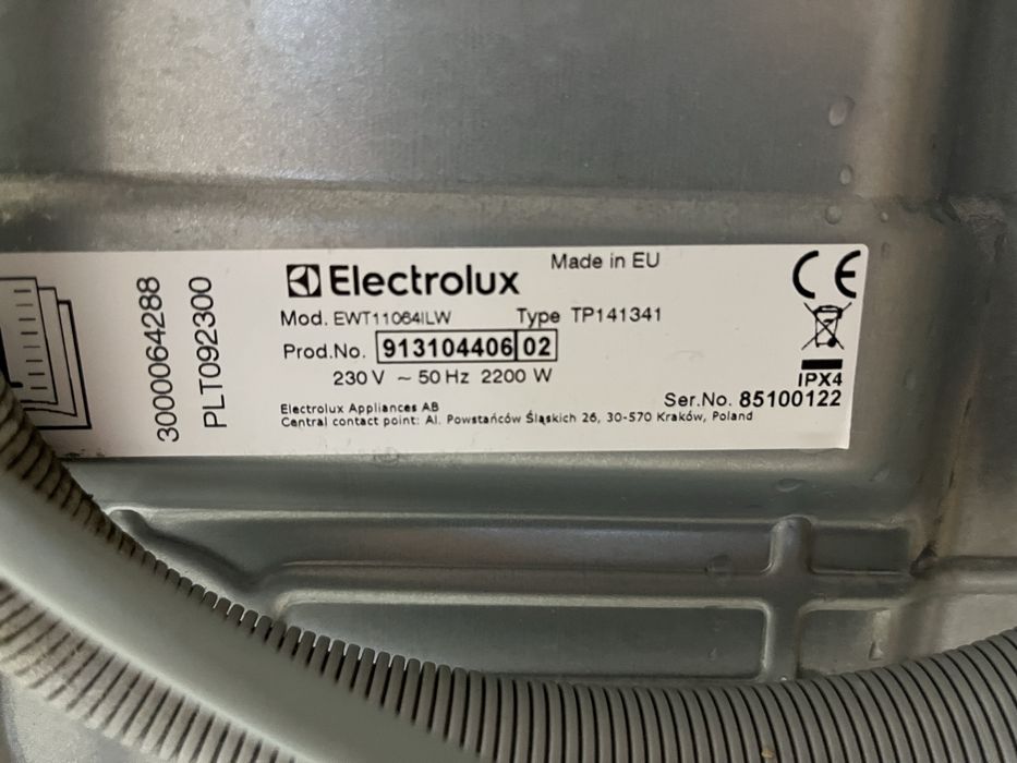 Pralka Elektrolux