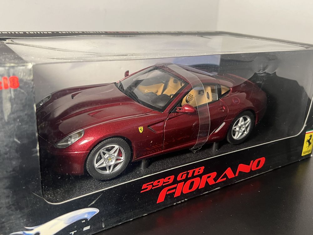 Ferrari 599 GTB　1/18 Sprzedam model 1:18 Ferrari 599 GTB HOT WHEELS ELITE [NOWY
