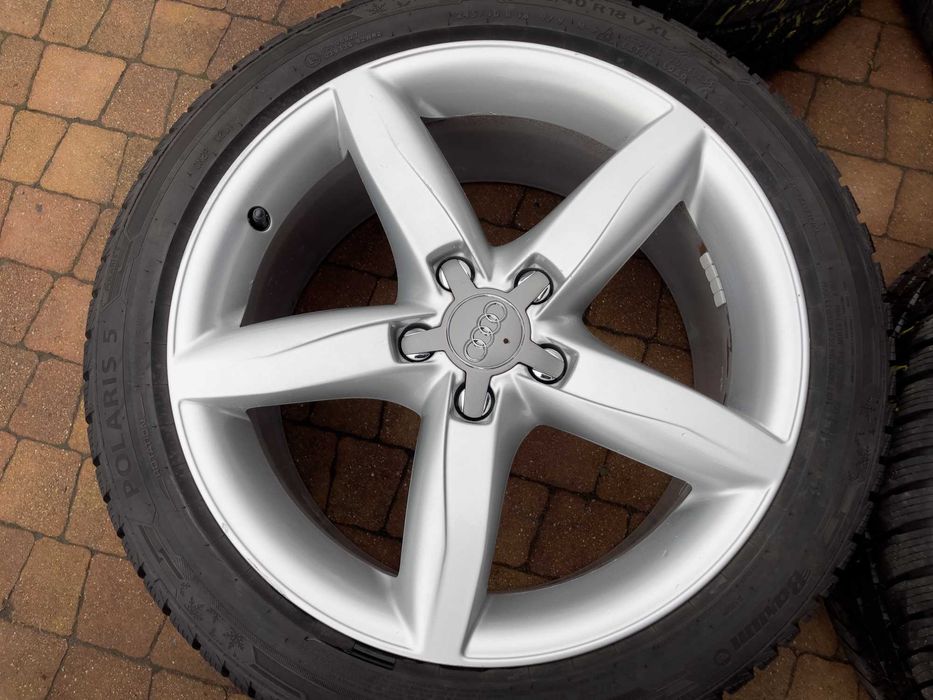 3651. Alufelgi 18" Audi A4 S4 B8 oryginalne 8J ET47 5x112 proste