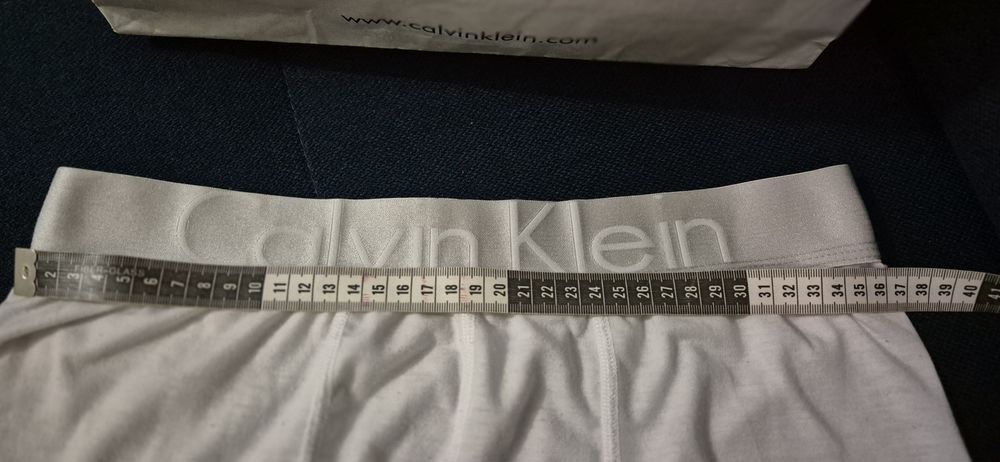 Bokserki biale calvin klein xl