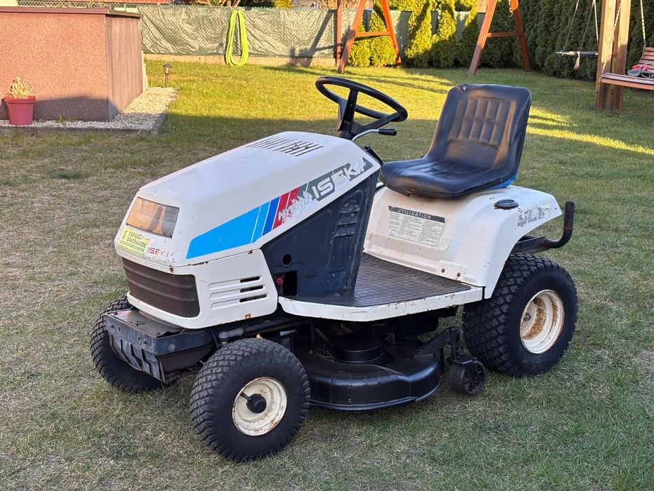 Traktorek kosiarka komunalny iseki sl 14 silnik  kawasaki pompa oleju automat