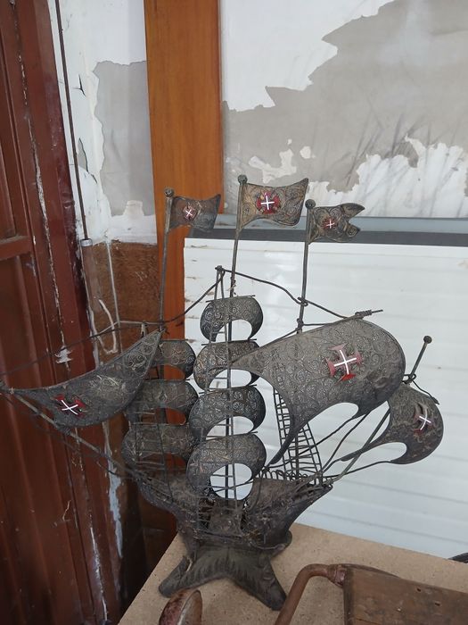 Caravela em filigrama