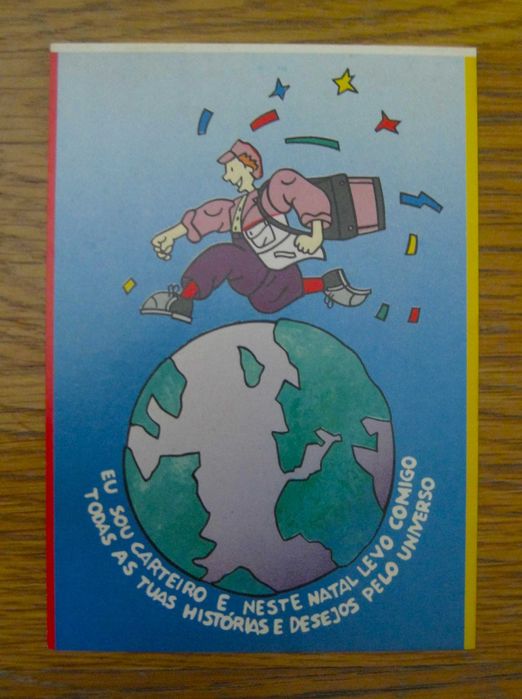 Conjunto de 3 Bilhetes Postais CTT e Marcador de Livros Magnético