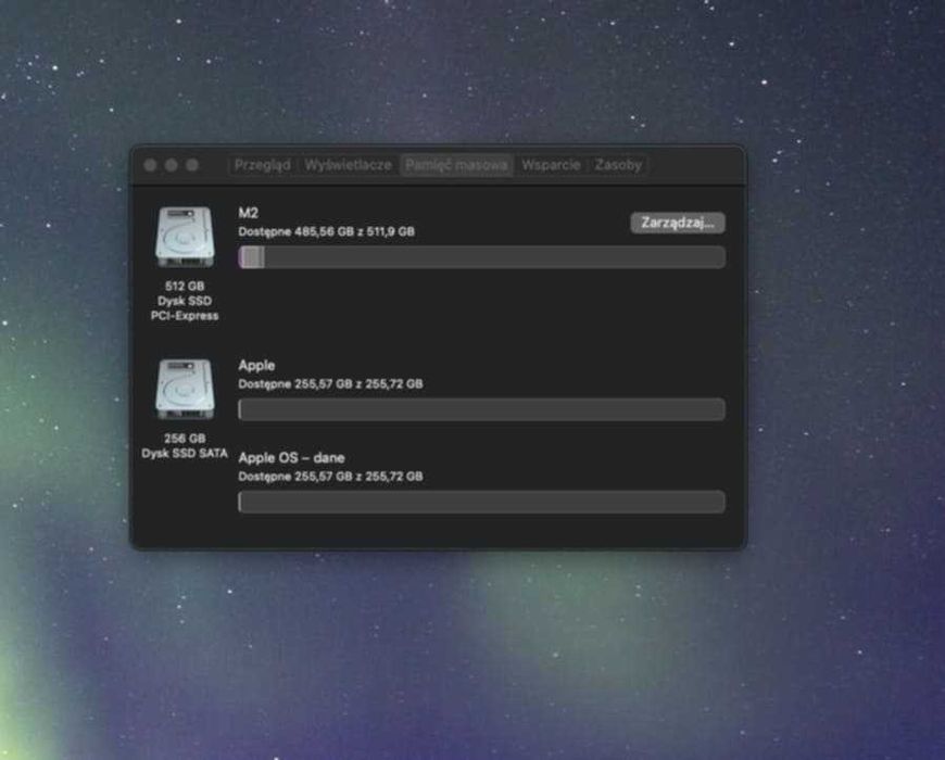 Apple Mini Mac i5 2,6 16 GB 256 SSD plus 512GB SSd M2 ADATA