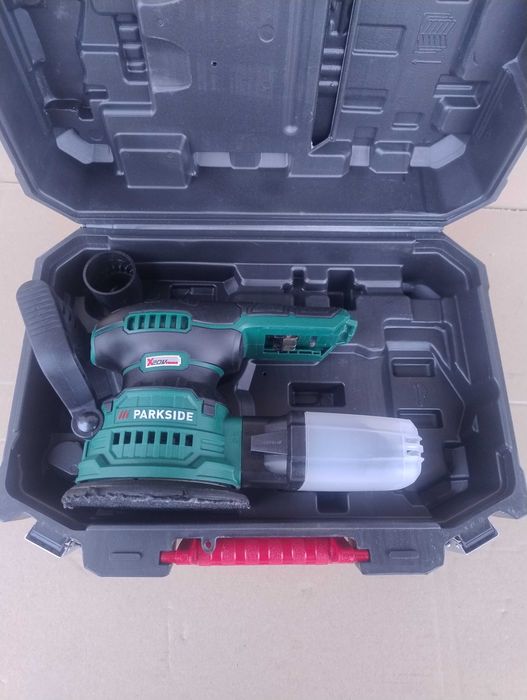 Szlifierka mimośrdowa akumulatorowa PARKSIDE PAEXS-Li B2 20 V