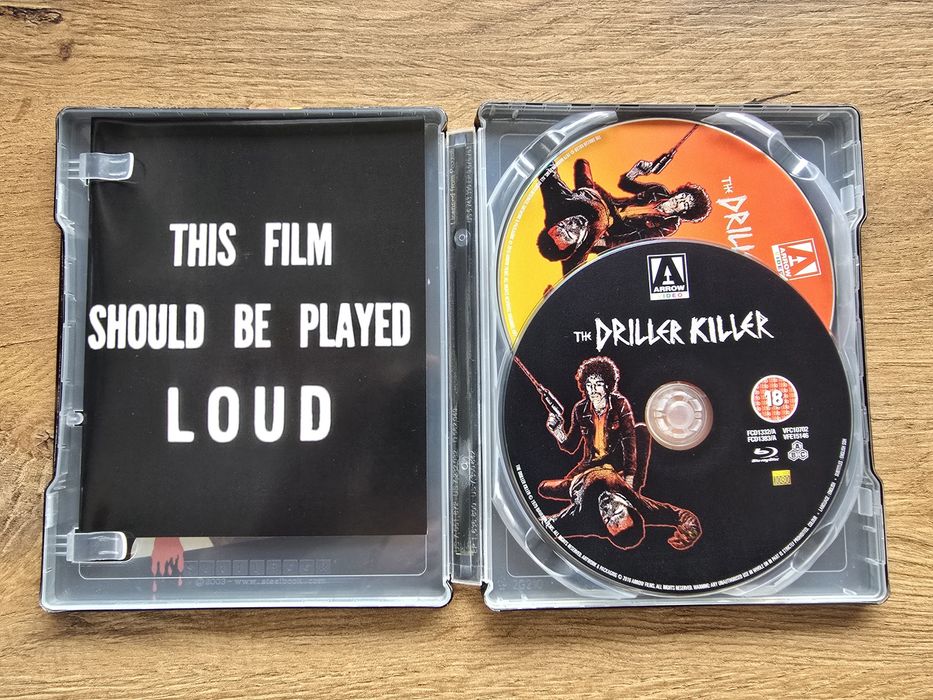 Driller Killer (1979) - Blu-Ray- Arrow Video - Steelbook