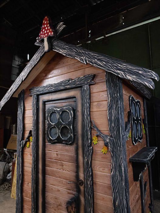 Туалет уличный Эксклюзивный! Дачный деревянный