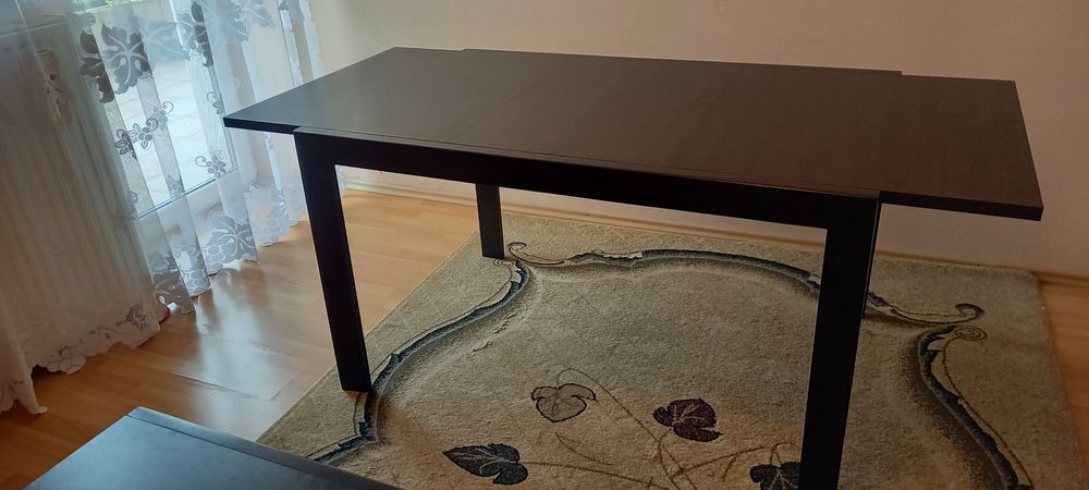Stół rozkładany wenge  Black Red White