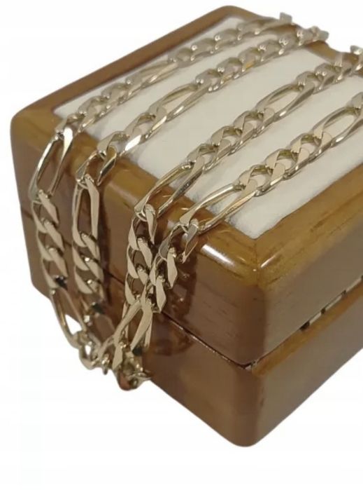 Zloty lancuch figaro 36 gramów próba 333 8-karatow