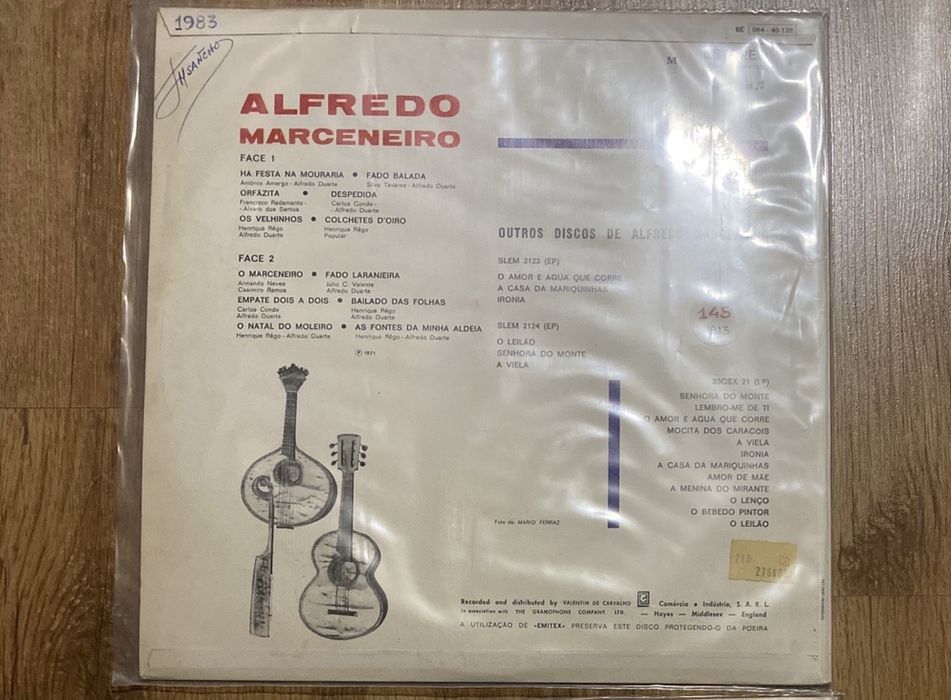 Disco Alfredo Marceneiro - the fabulous Marceneiro