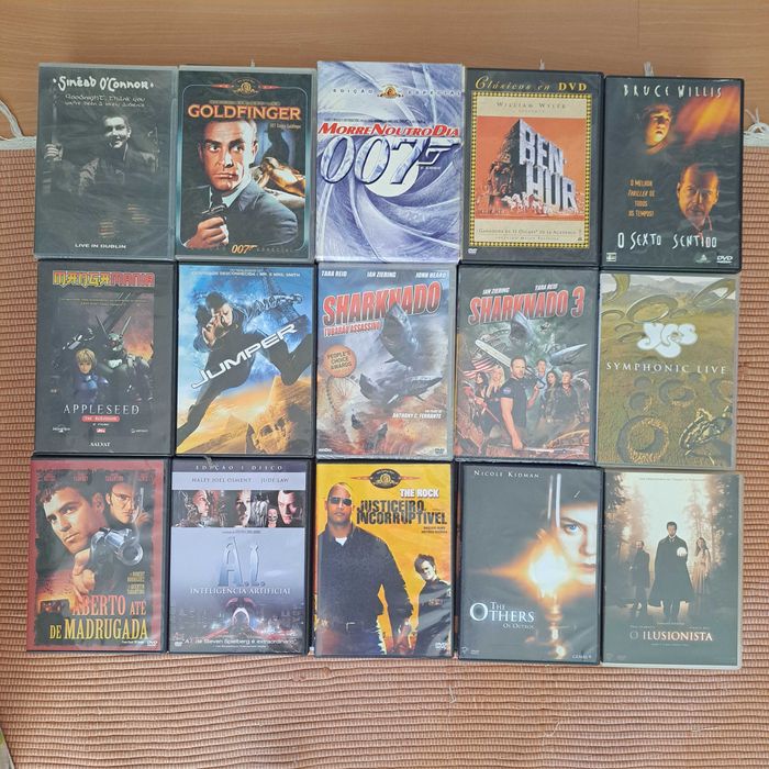Dvds para venda 2 euros cada um update de 17/06/26