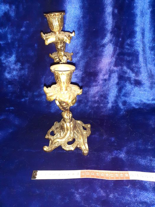 Castiçal / Candelabro em Bronze
