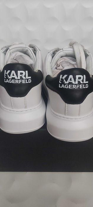 NOWE ORYGINALNE sneakersy białe KARL LAGERFELD trampki 37