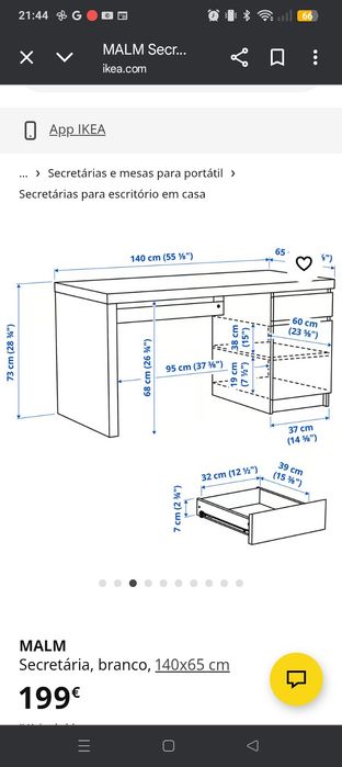Secretaria Malm IKEA