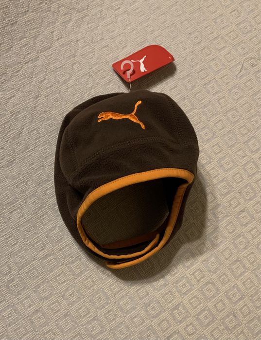 Шапка оригинальная флисовая  детская Puma (Размер M)