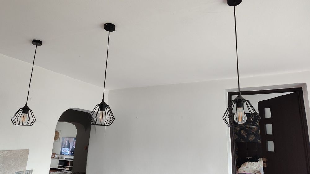 Lampy loftowe  wiszące 3 szt