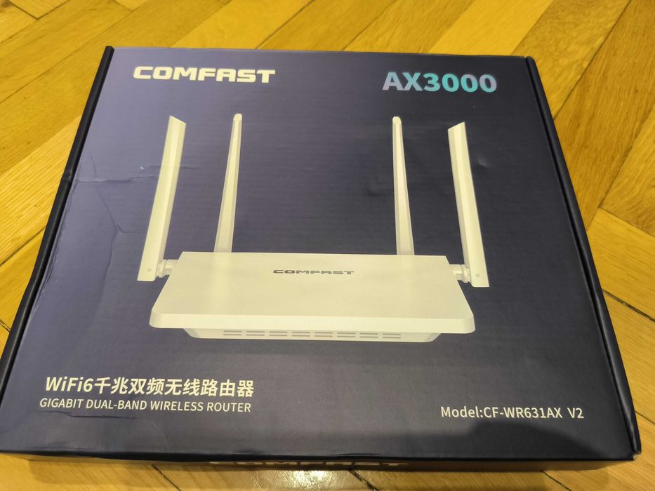 Wifi 6 роутер. Гігабітний ComFast AX3000
