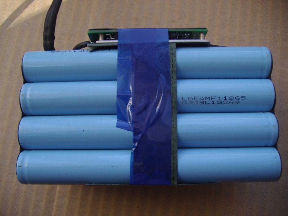 Аккумулятор Li-ion 36v 4.4Ah LG 20шт 18650 с платой BMS