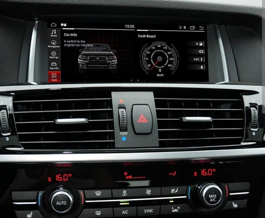 Radio Android 8,8" BMW X3/X4 F25/26 sistema NBT (2010 a 2017) + CARPLAY e Android auto sem fios!!!