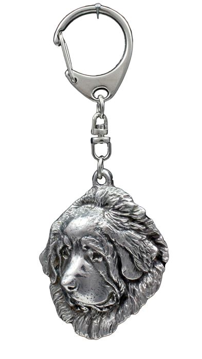 Mastif tybetański brelok posrebrzany Art-Dog