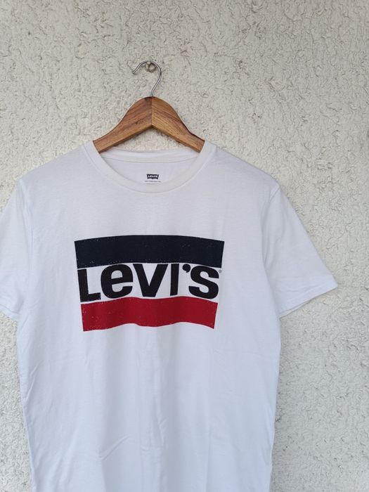 Футболка Levis M бавовна біла котон левайс левіс