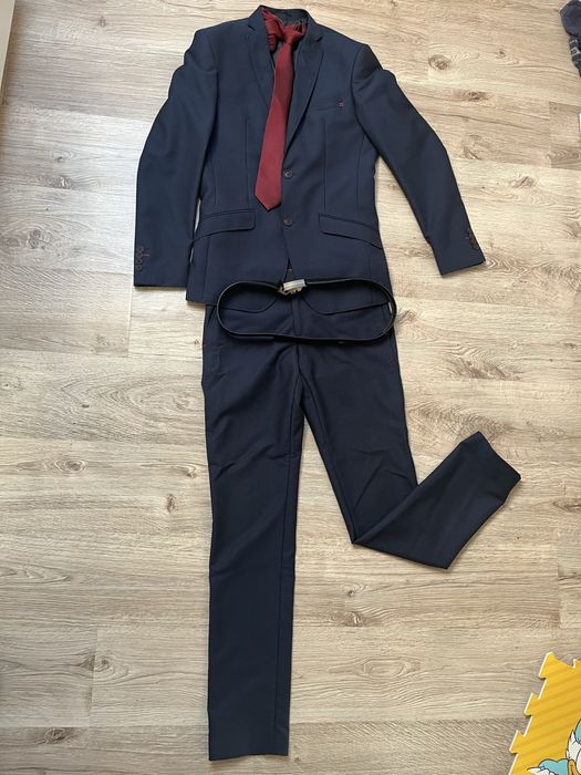 Garnitur granatowy zestaw