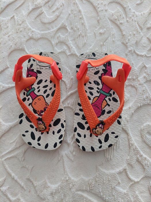 Havaianas para criança tamanho 20