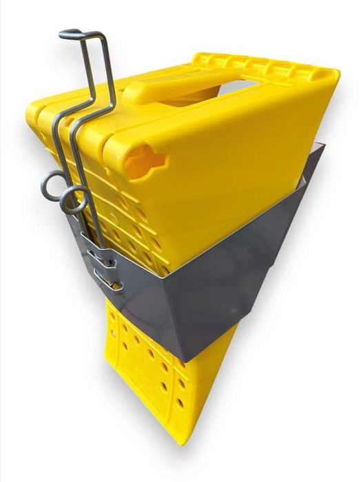 Klin pod koło z mocowaniem - MEGA duży