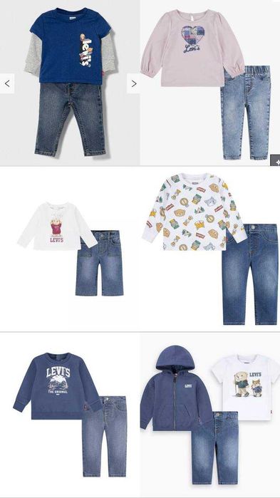 Дитячий Одяг ОПТОМ ОПТ ГУРТ СТОК Levi's Брендовий Levis