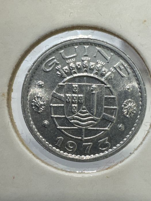 Moeda 10 cent 1973 Guiné
