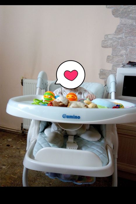 Стілець крісло для годування Amino. Стульчик для кормление