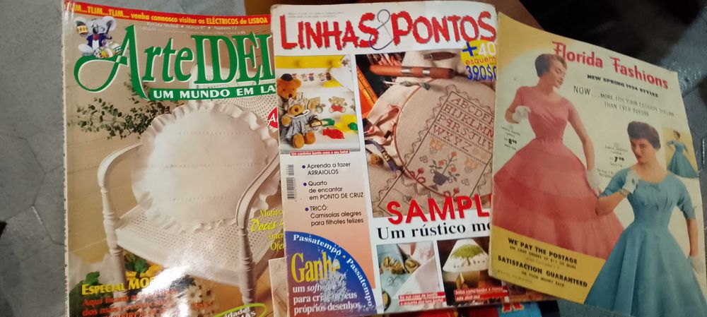 Moda, Tricot / Crochet 6 revistas antigas
