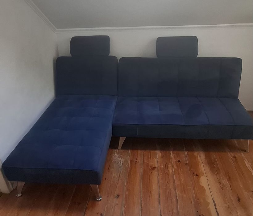 Sofá com opção de cama apenas hoje