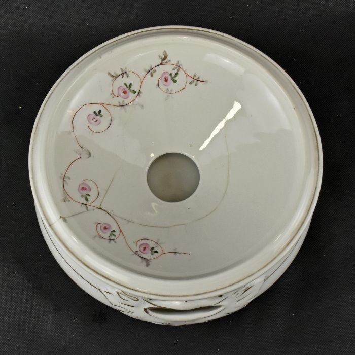 Escarradeira Cuspideira Porcelana Vista Alegre Finais séc. XIX