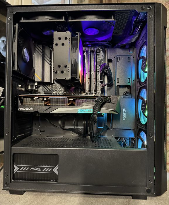 Игровой ПК Ryzen 5 5500, RX 6700XT 12gb, 16gb ddr4