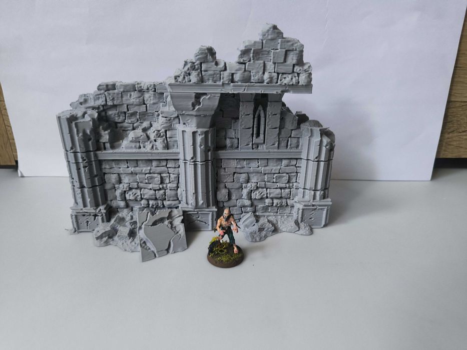 Zrujnowany mur 2(Lost City) RPG Diorama Makieta D&D