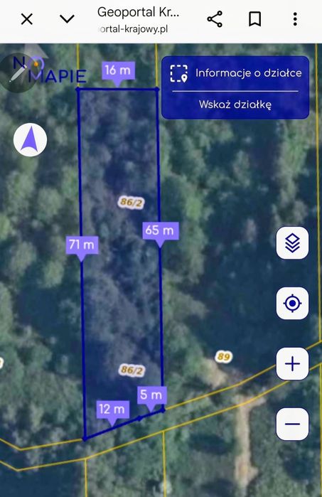 Działka z WZ z 2022r, Polkowo – gm. Stoczek (Mazowieckie)