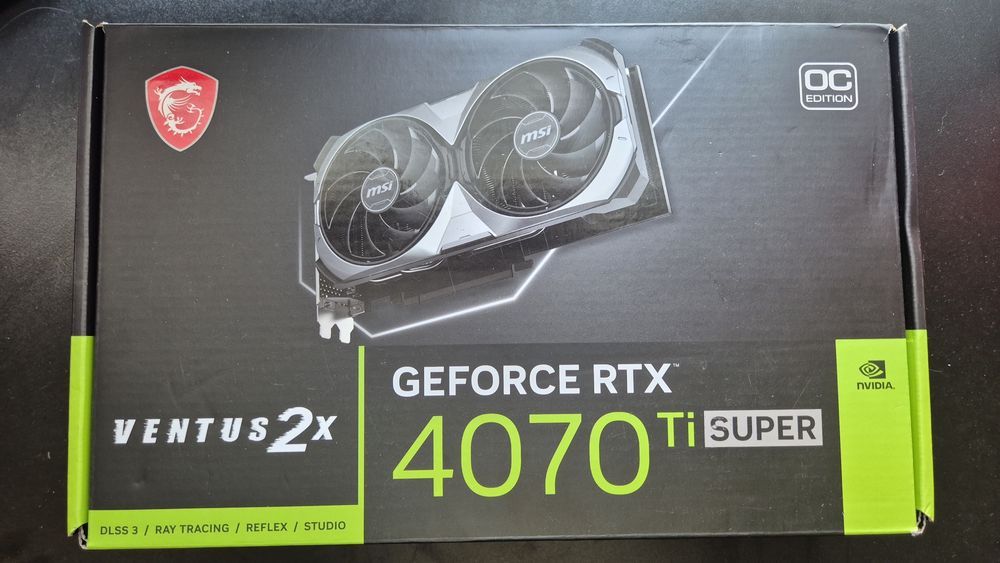 MSI RTX 4070 Ti SUPER 16GB Ventus 2X White OC