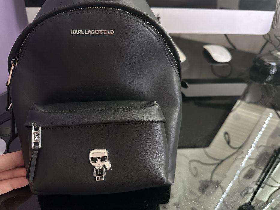 Жіночій Шкіряний Рюкзак Рюкзачок Сумка Karl Lagerfeld Карл(11950Грн)