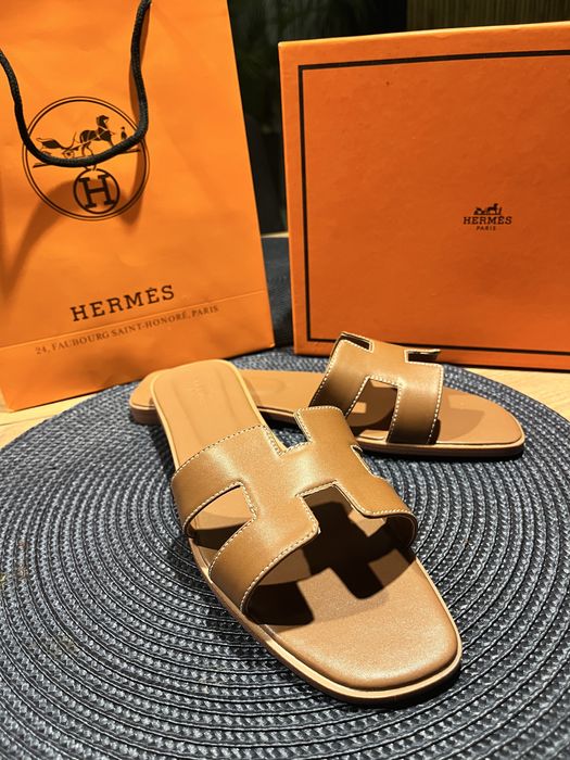 Klapki hermes nowe 41 dl wkladi 26cm cudo