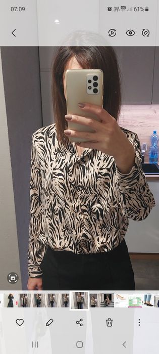 Koszula Mohito zebra rozm. S