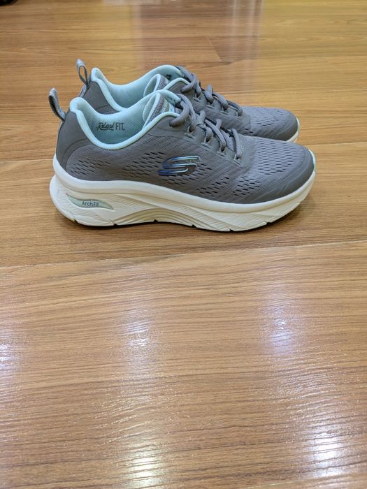 Кросівки жіночі Sketchers 37 р кроси скечерс сірі