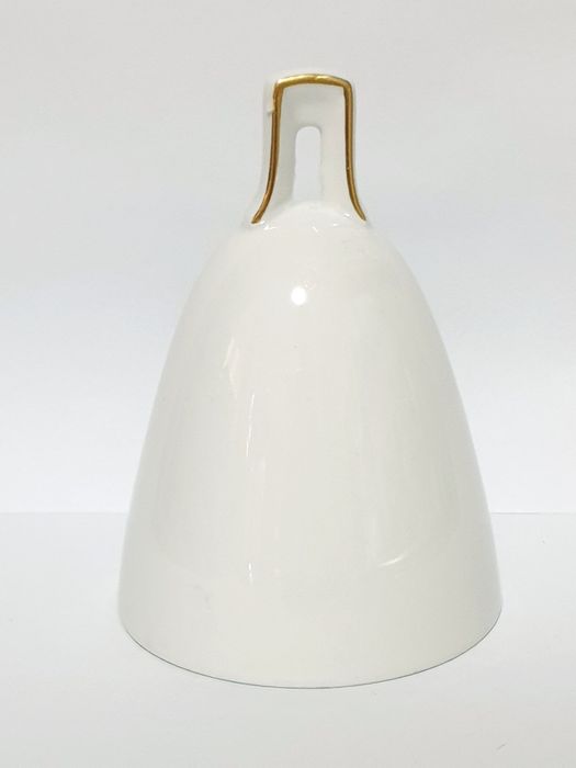 Lindo sino de Natal de 1992 em porcelana alemã KPM