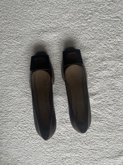 Brązowe buty skórzane Wojas 35,5
