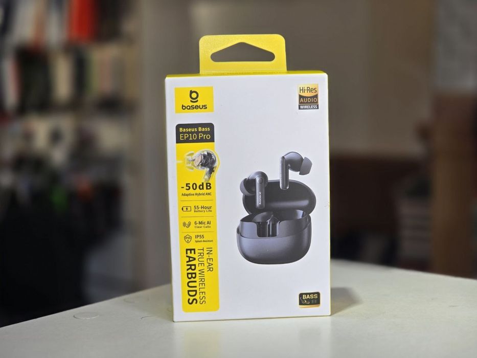 Бездротові Навушники Baseus EP10 і EP10 Pro ANC, Bluetooth 6.0 50 дБ,
