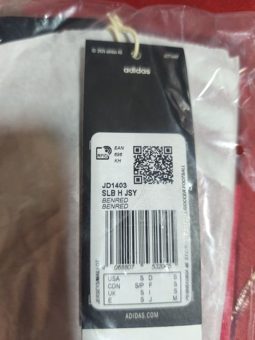 Camisola principal 25/26 Benfica