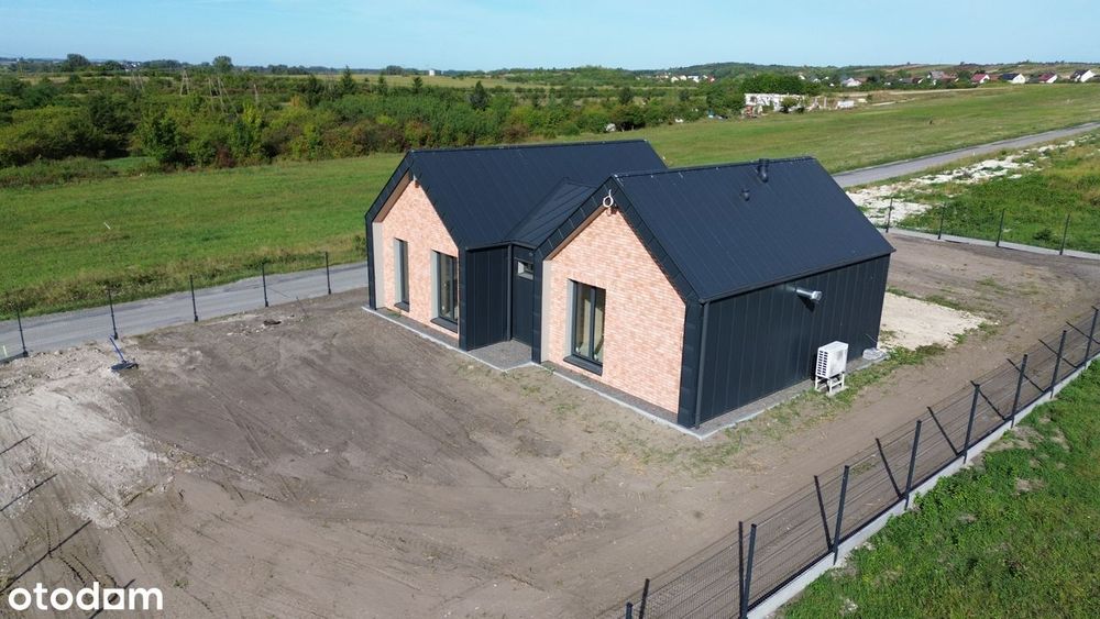 NOWY Dom  drewniany parterowy 93,5m² + Działka 966m² Siesławice