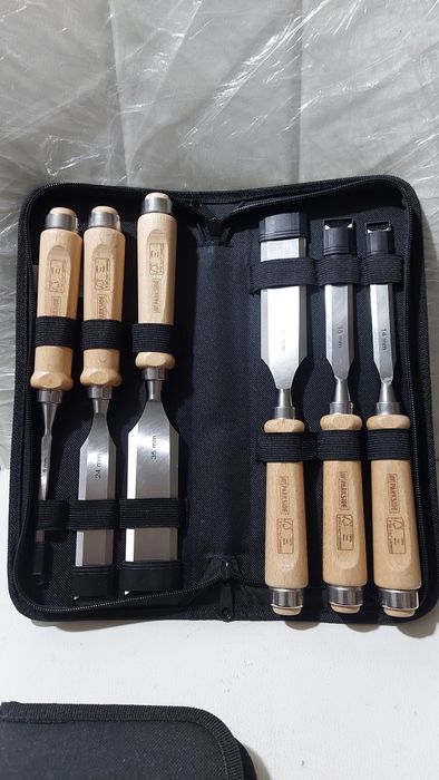 Набор стамесок 6 шт.деревянные рукоятки Parkside