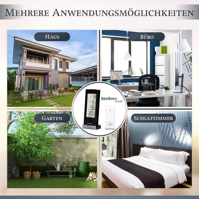 Метеостанція Technoline WS 9767 з радіокерованим годинником